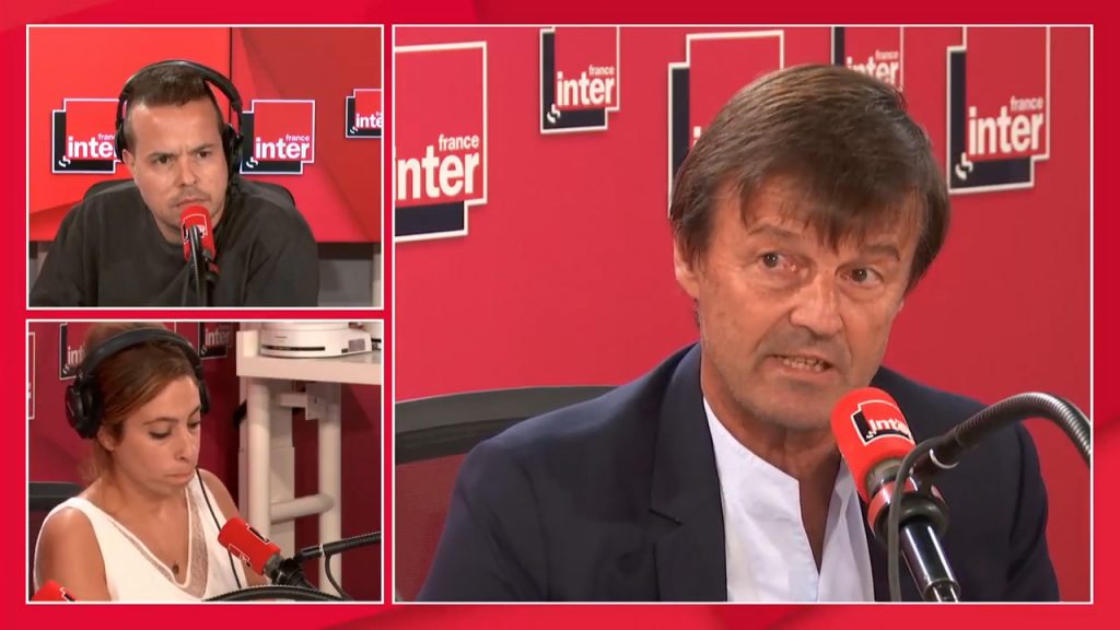 Nicolas Hulot de passage à France Inter