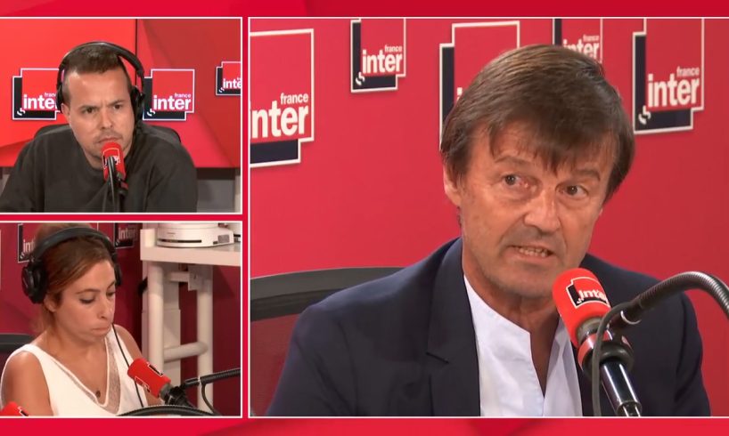 Nicolas Hulot de passage à France Inter