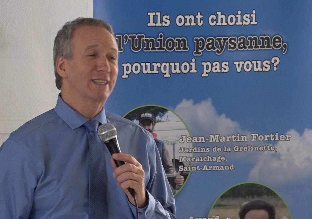 André Lamontagne, Ministre de l’Agriculture, des Pêcheries et de l’Alimentation