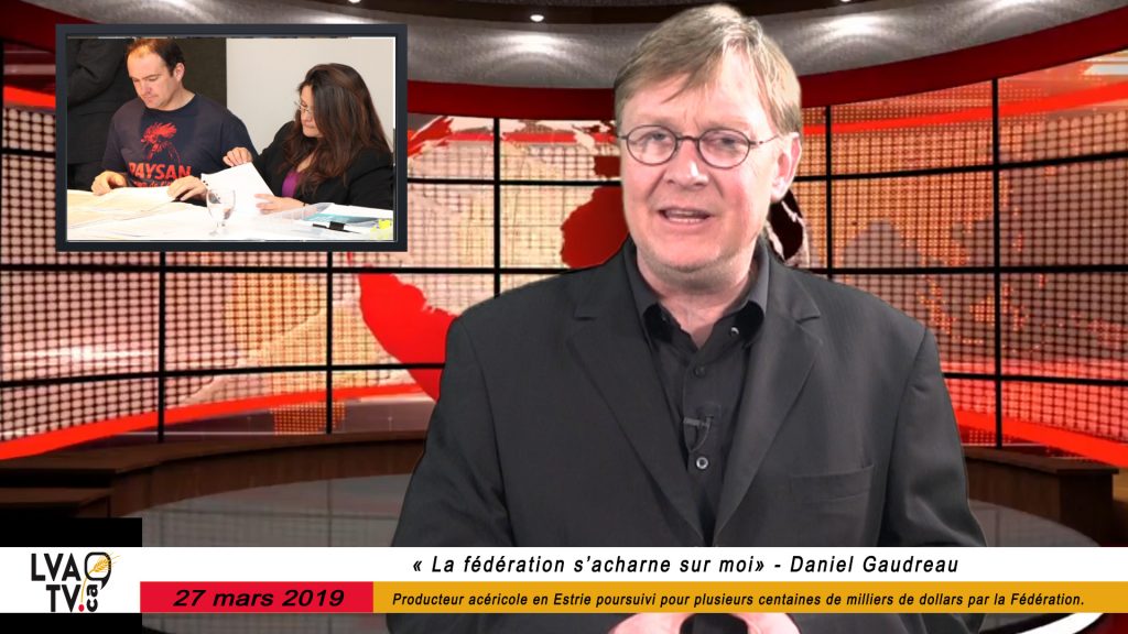 Bulletin de nouvelles - 27 mars 2019